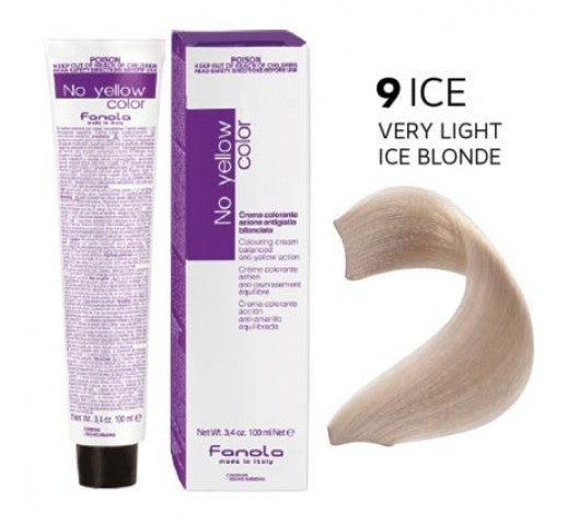Fanola No Yellow Colour 9 Ice Very Light Ice Blonde 100ml