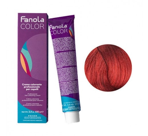 Fanola Permanent Colour 7.6 Medium Red Blonde 100ml
