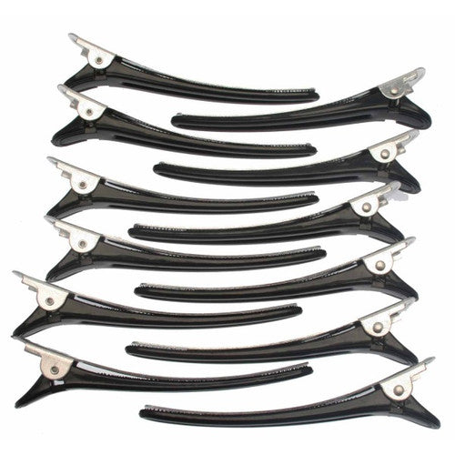 Santorini - Black Sectioning Clips Nylon/Alum 12pk
