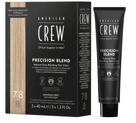 American Crew - Precision Blend Shades - Color 7/8 Light 3x40ml