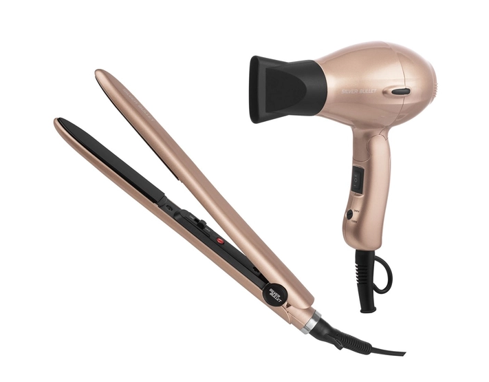 Silver Bullet - Styleaway Hair Dryer and Straightener Travel Set