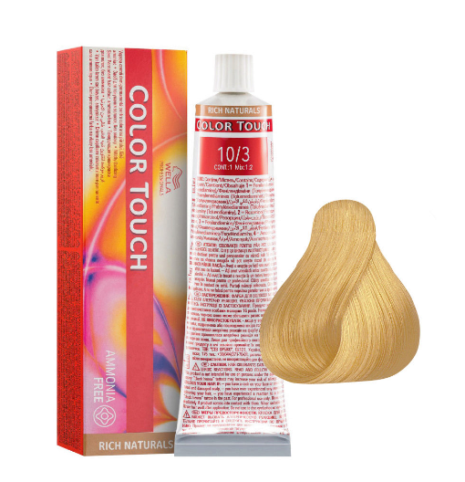Wella Colour Touch - 10/3 Lightest Blonde Gold 60g