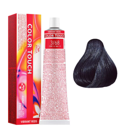 Wella Colour Touch - 3/68 Dark Brown Violet Pearl 60g