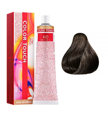 Wella Colour Touch - 4/0 Medium Brown 60g
