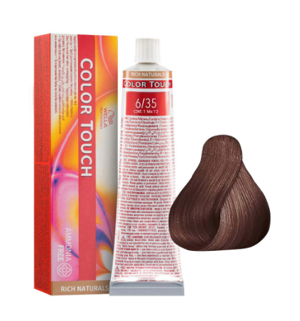 Wella Colour Touch - 6/35 Dark Blonde Gold Mahogany 60g