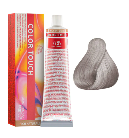 Wella Colour Touch - 7/89 Medium Blonde Pearl Cendre 60g