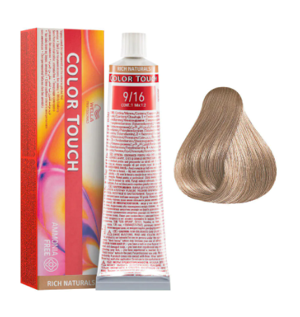 Wella Colour Touch - 9/16 Light Blonde Ash Violet 60g