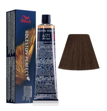 Wella Koleston Perfect - 6/71 Dark Blonde Brown Ash