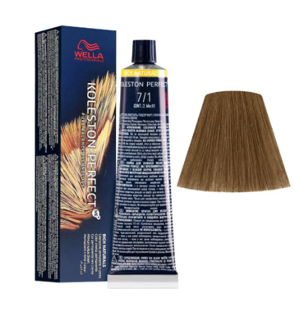 Wella Koleston Perfect - 7/1 Medium Blonde Ash 60g