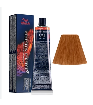 Wella Koleston Perfect - 8/34 Light Blonde Golden Red 60g