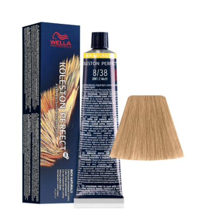 Wella Koleston Perfect - 8/38 Light Blonde Golden Pearl 60g