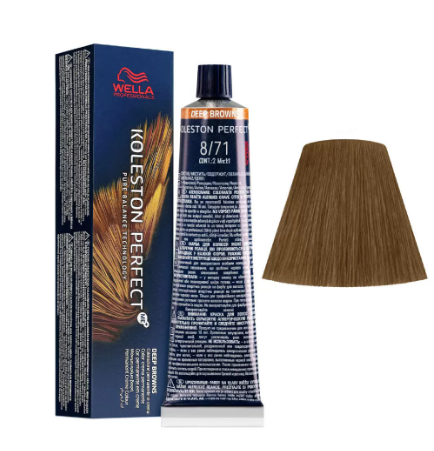 Wella Koleston Perfect - 8/71 Light Blonde Brown Ash 60g