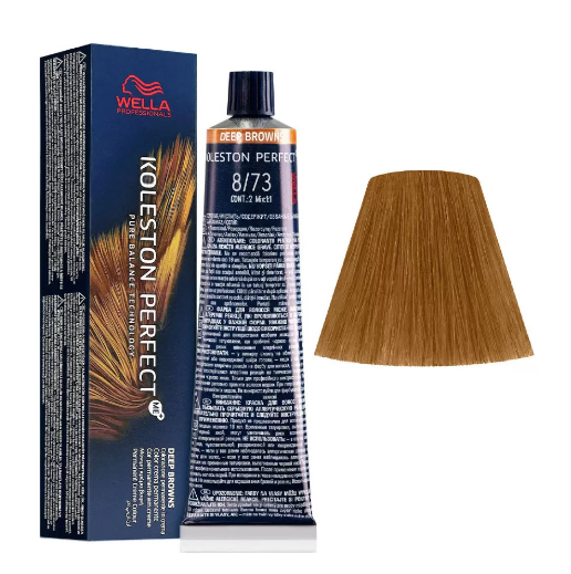 Wella Koleston Perfect - 8/73 Light Blonde Brown Gold