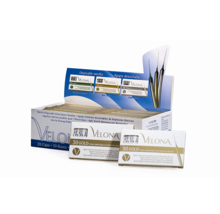 Velona - F4 Gold Electrolysis Needle 30pk