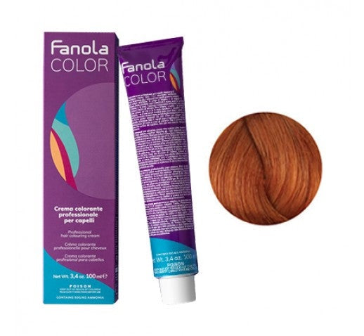 Fanola Permanent Colour 8.04 Natural Light Copper Blonde 100ml