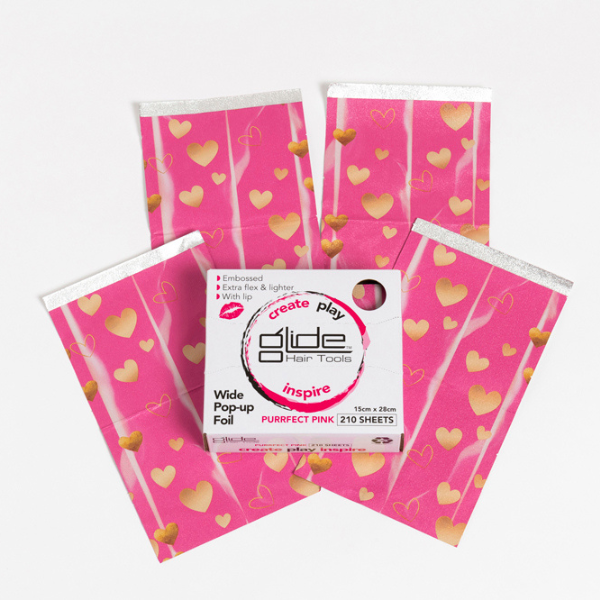 Glide - Pop-Up Foil Perfect Pink Box 12.5cm x28cm 210pc