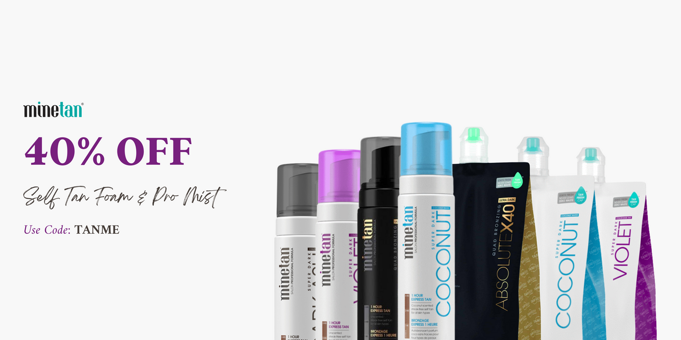 40% off Mine Tan Self Tan Foam & Pro Mist