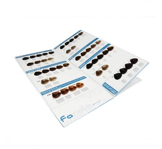 Fanola 124 Swatch Mini Colour Chart