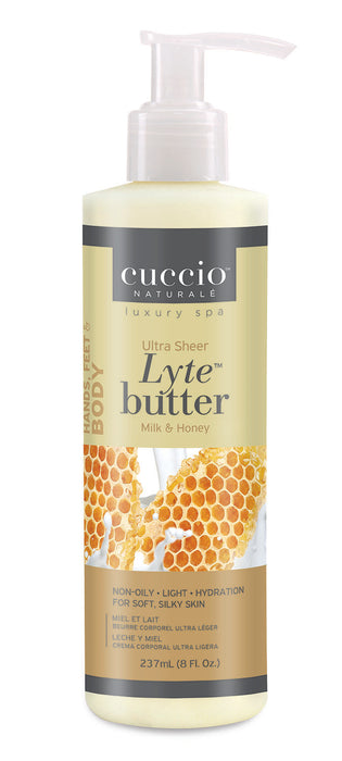 Cuccio - Milk & Honey Lyte Butter 237ml