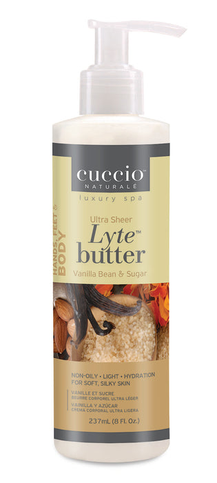 Cuccio - Vanilla Bean & Sugar Lyte Butter 237ml