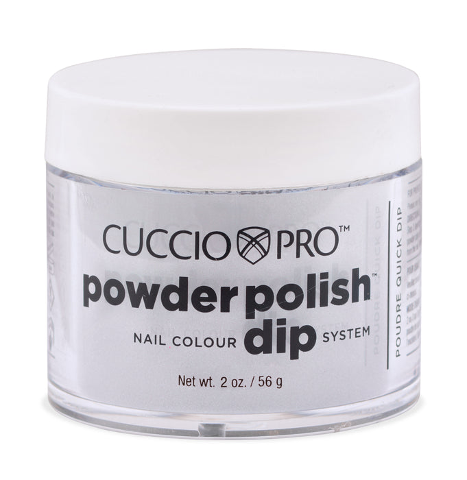 Cuccio Pro - Silver with Silver Mica Dip Powder 1.6oz