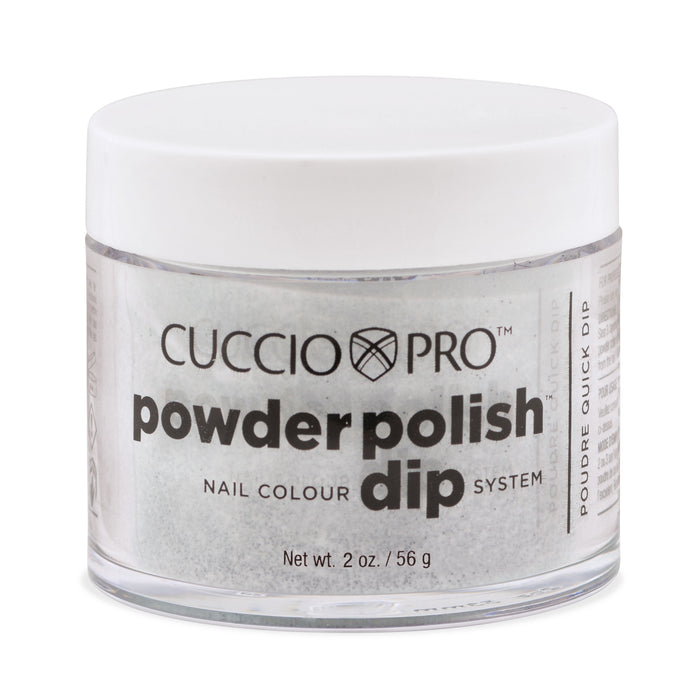 Cuccio Pro - Black Glitter Dip Powder 1.6oz