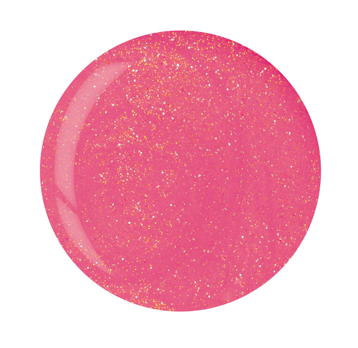 Cuccio Pro - Bright Pink/Gold Mica Dip Powder 1.6oz