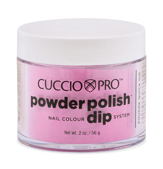 Cuccio Pro - Deep Pink & Pink Glitter Dip Powder 1.6oz