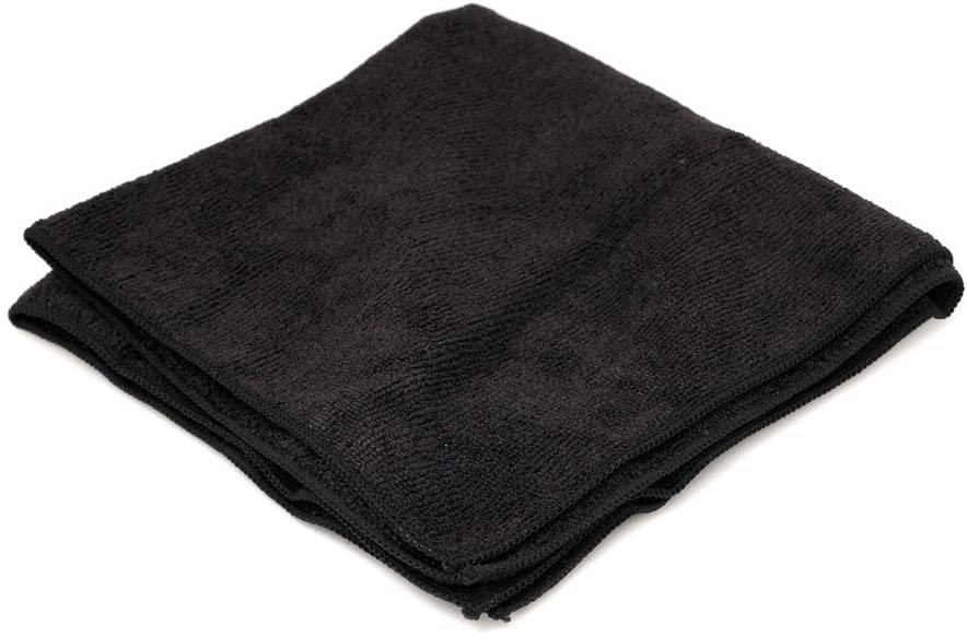 Micro Fibre Towels Black 10 Pack