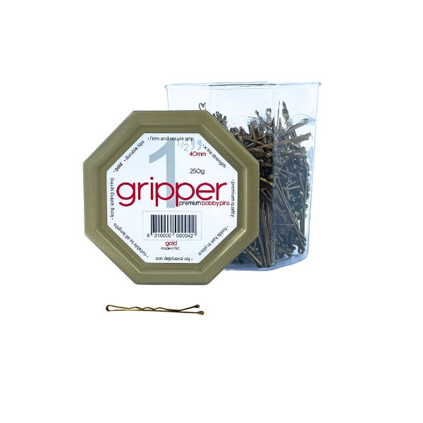 Gripper - GOLD Small Bobby Pins 40mm