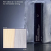 DAVROE product packaging with ice and before/after comparison on a dark background