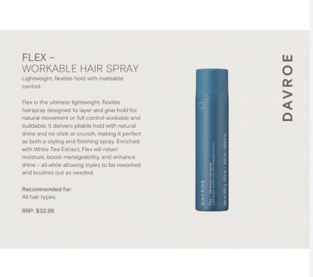 Davroe - Flex Workable Hairspray 300g