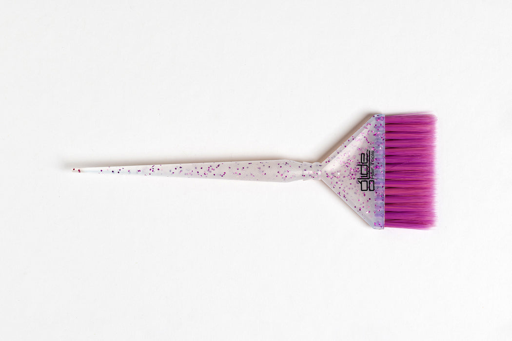 Glide - Large Sparkle Lilac Tint Brush