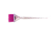 A small sparkle lilac tint brush with pink bristles and a flat handle.