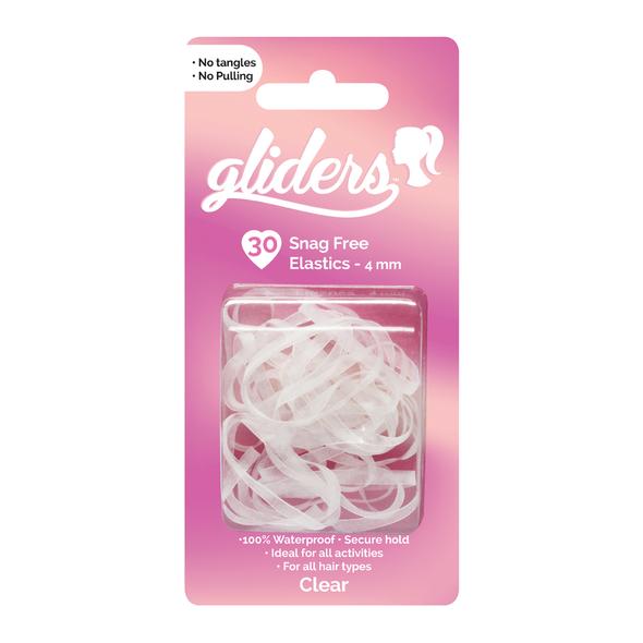 Freestyle - Snag Free 4mm Hair Ties / Clear