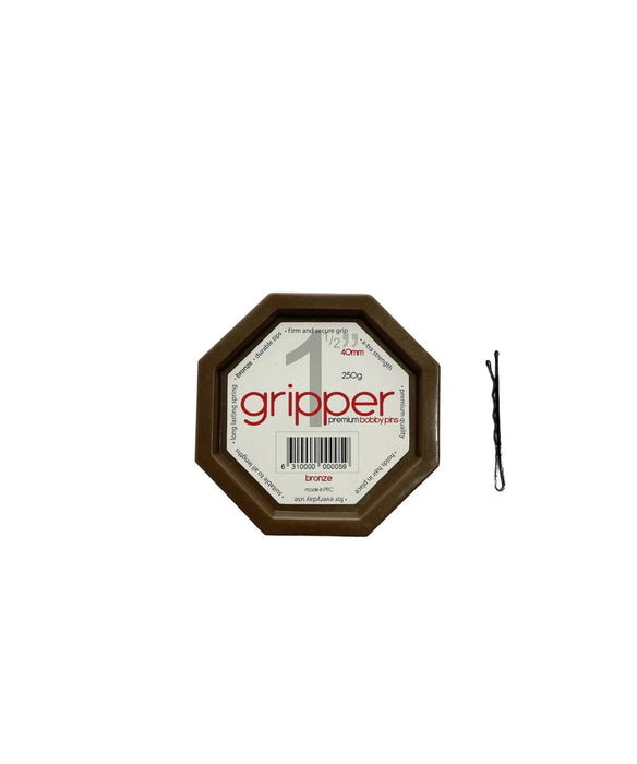 Gripper - BRONZE Small Bobby Pins 40mm