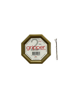 Gripper - GOLD Medium Bobby Pins 50mm