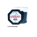 Gripper hair tie packaging with a single black hair tie on a white background