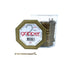 Gold hair pins in a container with 'gripper' branding on a white background