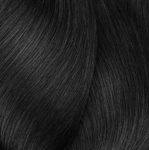 Close-up of black hair strands