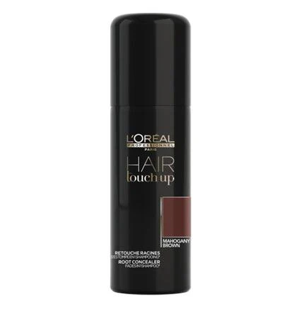 L'Oreal Hair Touch-Up spray bottle on a white background