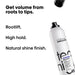 L'Oreal Volume Rootlift hair product with text highlighting features on a white background