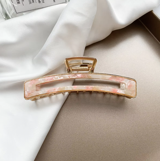 Large Metal Claw Clip Pink
