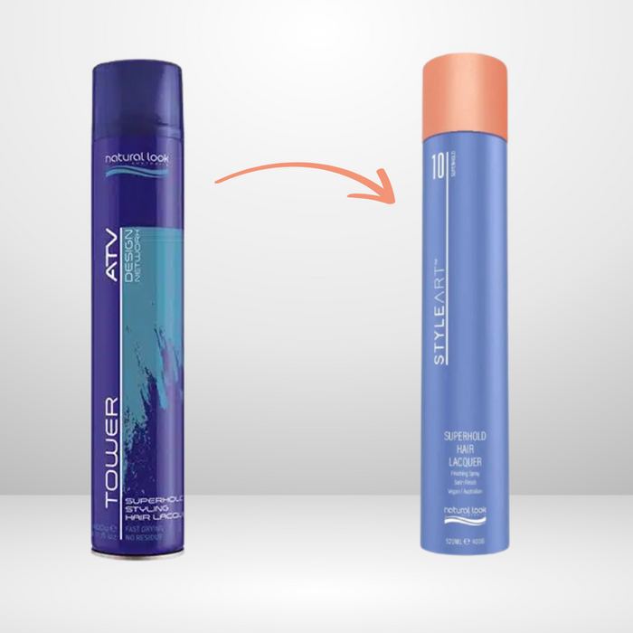 Natural Look - Style Art Super Hold Hair Lacquer 520ml