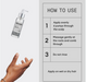 Nioxin hair care product with usage instructions on a gray background
