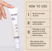 Nioxin scalp purifying exfoliator with usage instructions on a gray background