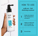 Nioxin scalp care and hair thickening treatment bottle with usage instructions on a blue background