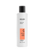 A bottle of Nioxin System 4 Scalp + Hair Shampoo, 300ml size, with label and cap visible.