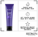 Redken purple mask for blonde hair with product details on a white background