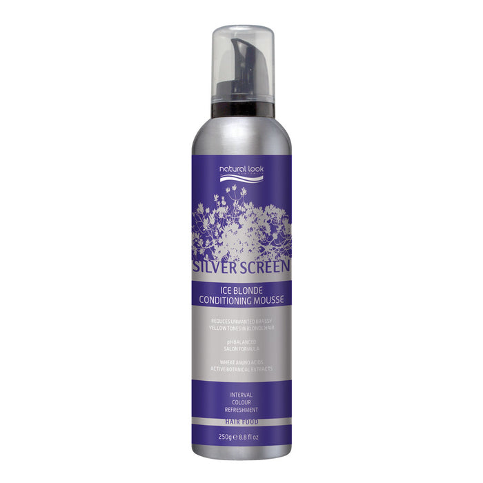 Natural Look - Silver Screen Ice Blonde Conditioner Mousse 250g